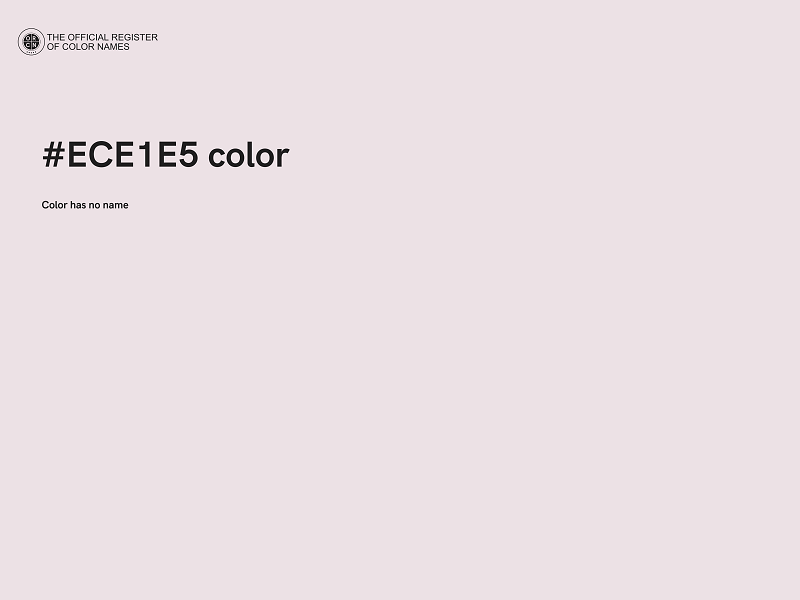 #ECE1E5 color image