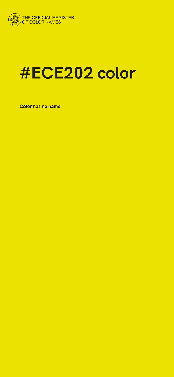 #ECE202 color image