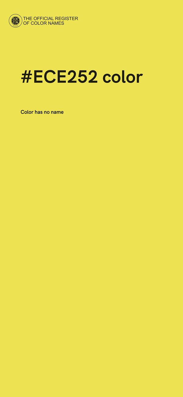 #ECE252 color image