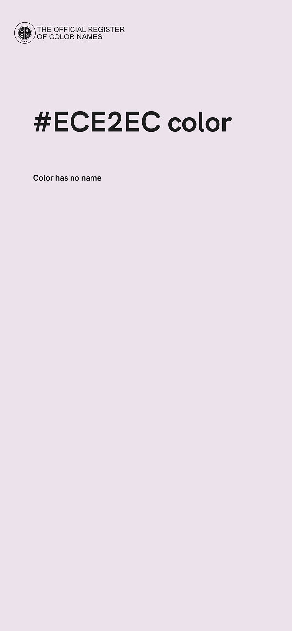 #ECE2EC color image