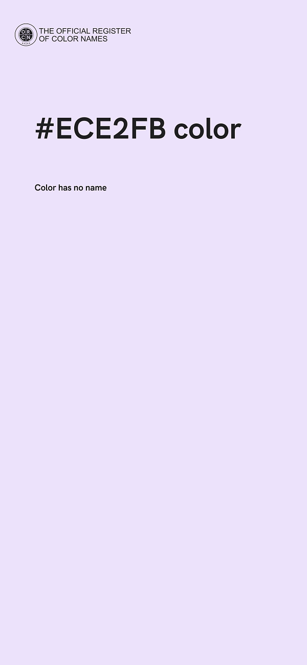 #ECE2FB color image
