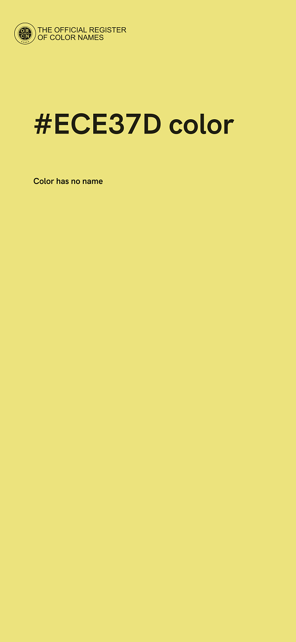 #ECE37D color image