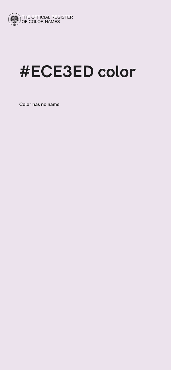#ECE3ED color image