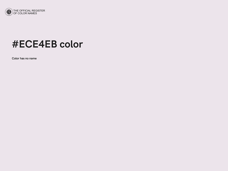 #ECE4EB color image