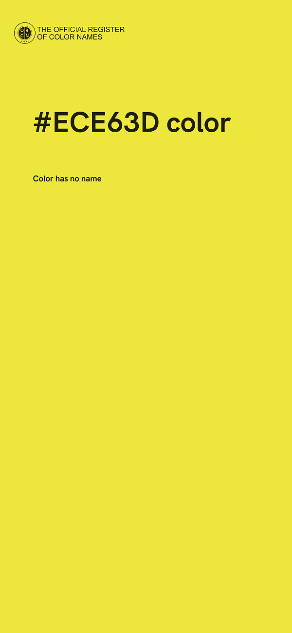 #ECE63D color image