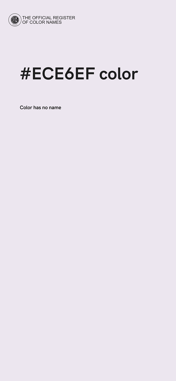 #ECE6EF color image