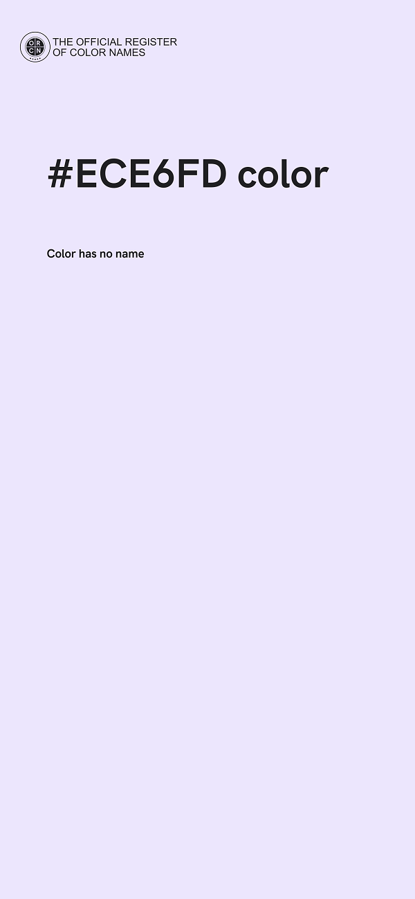 #ECE6FD color image