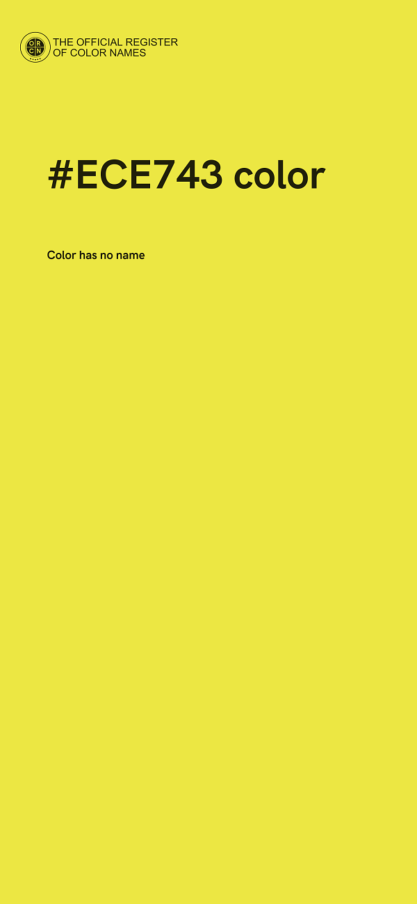 #ECE743 color image
