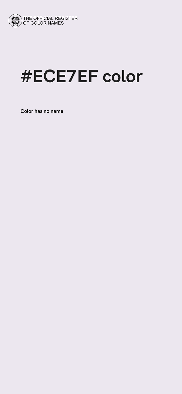 #ECE7EF color image
