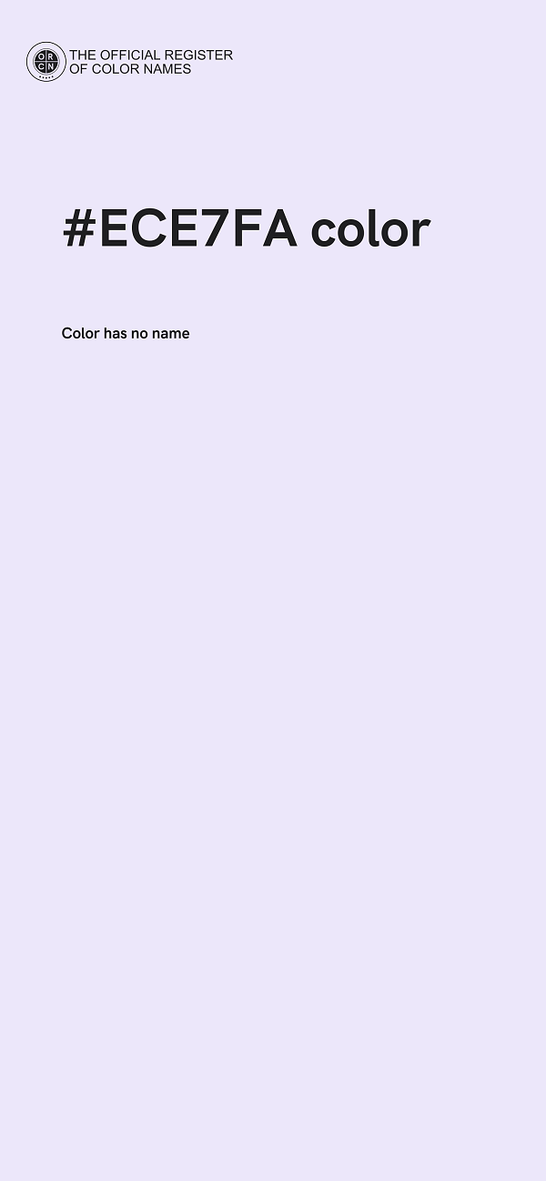 #ECE7FA color image