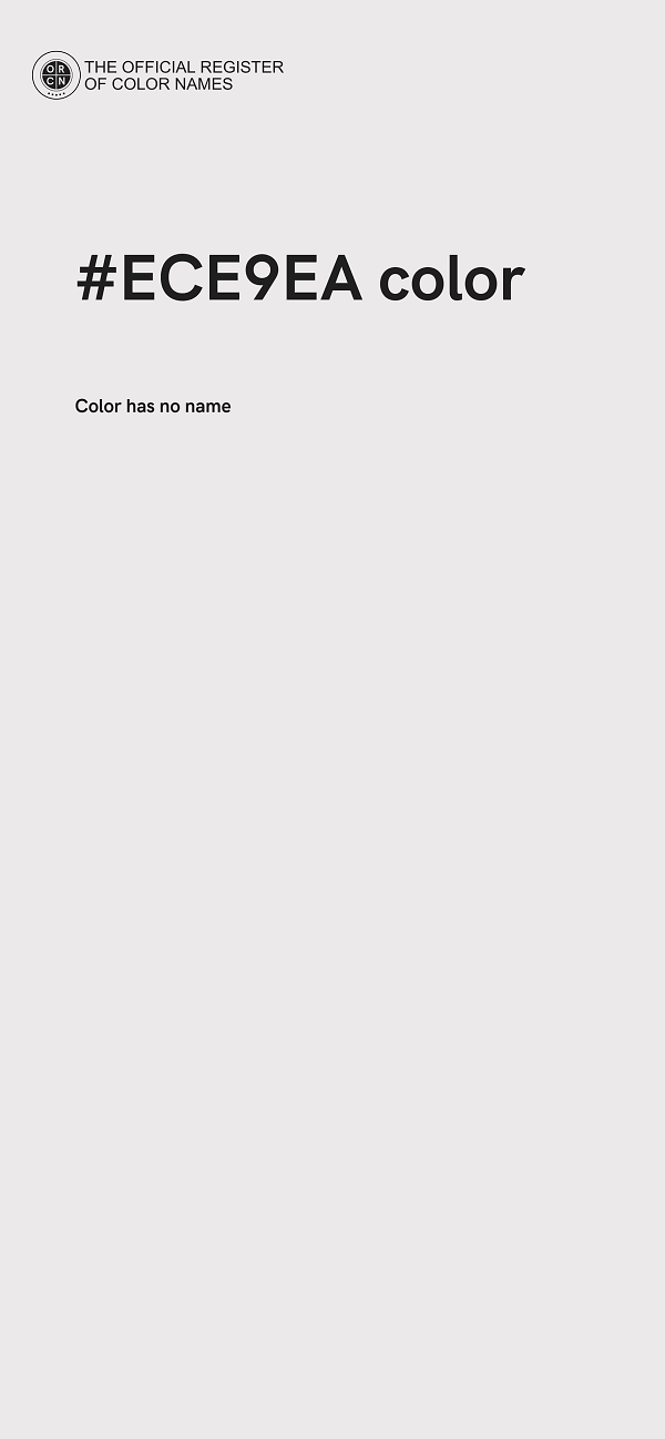 #ECE9EA color image