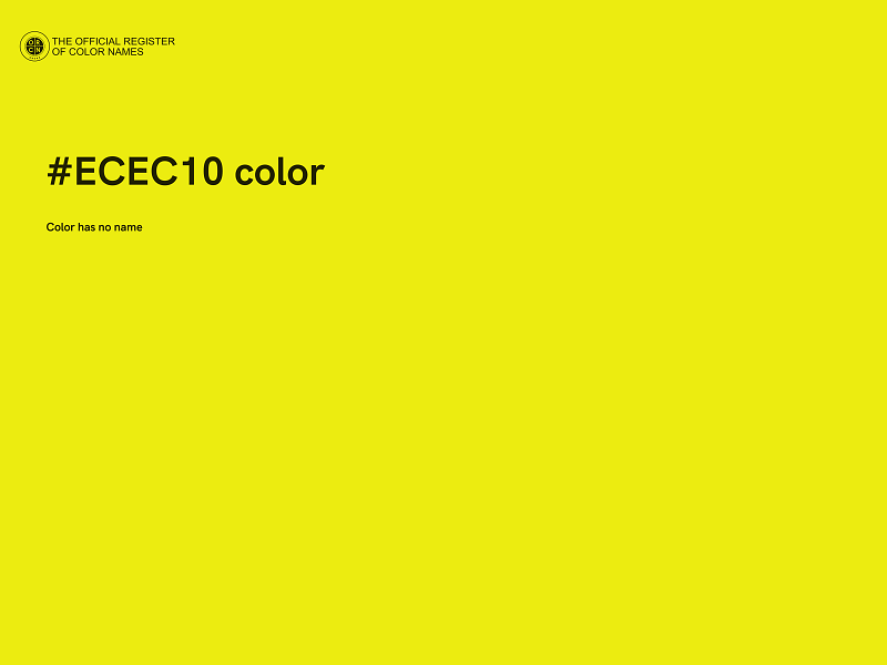 #ECEC10 color image