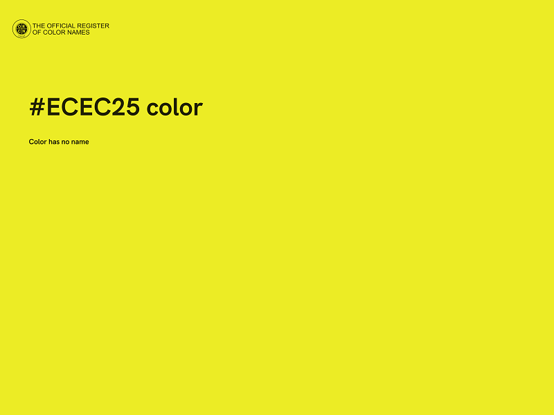 #ECEC25 color image