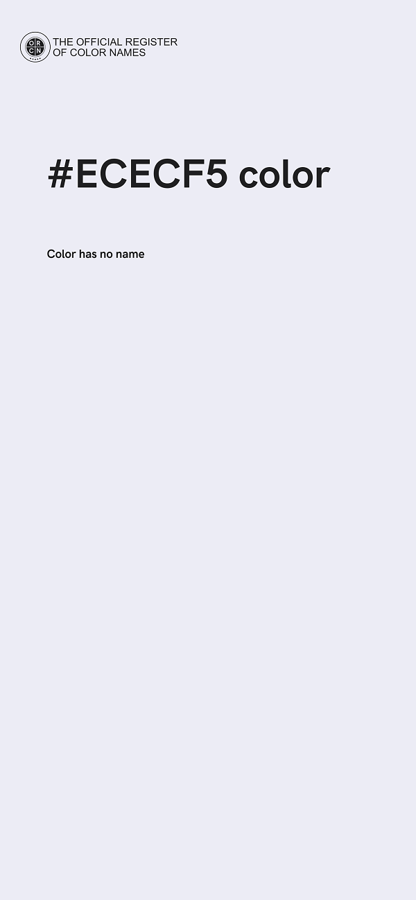 #ECECF5 color image