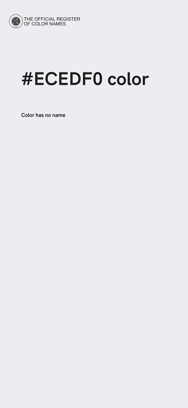 #ECEDF0 color image
