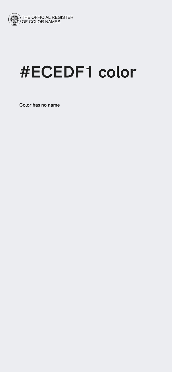 #ECEDF1 color image