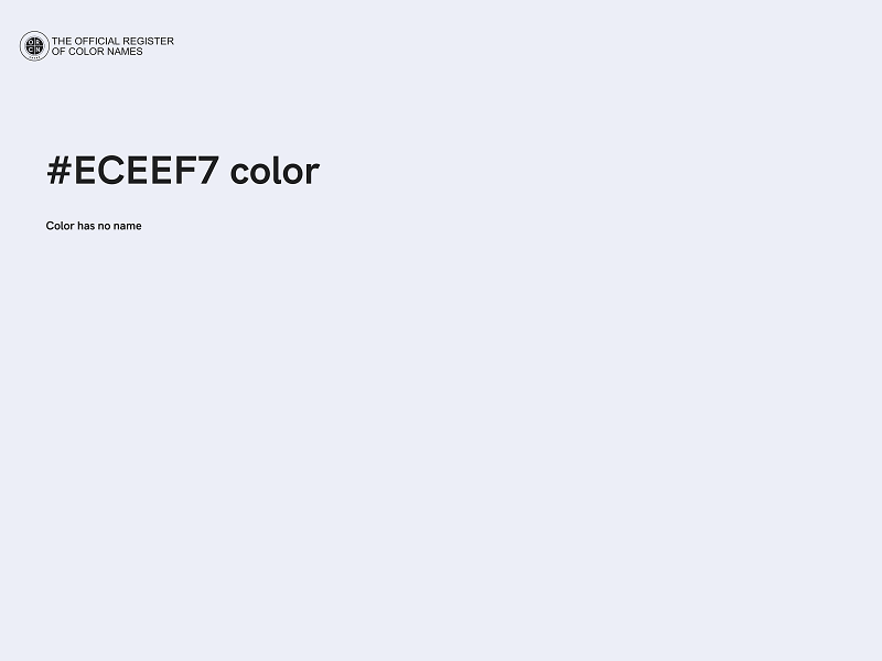 #ECEEF7 color image