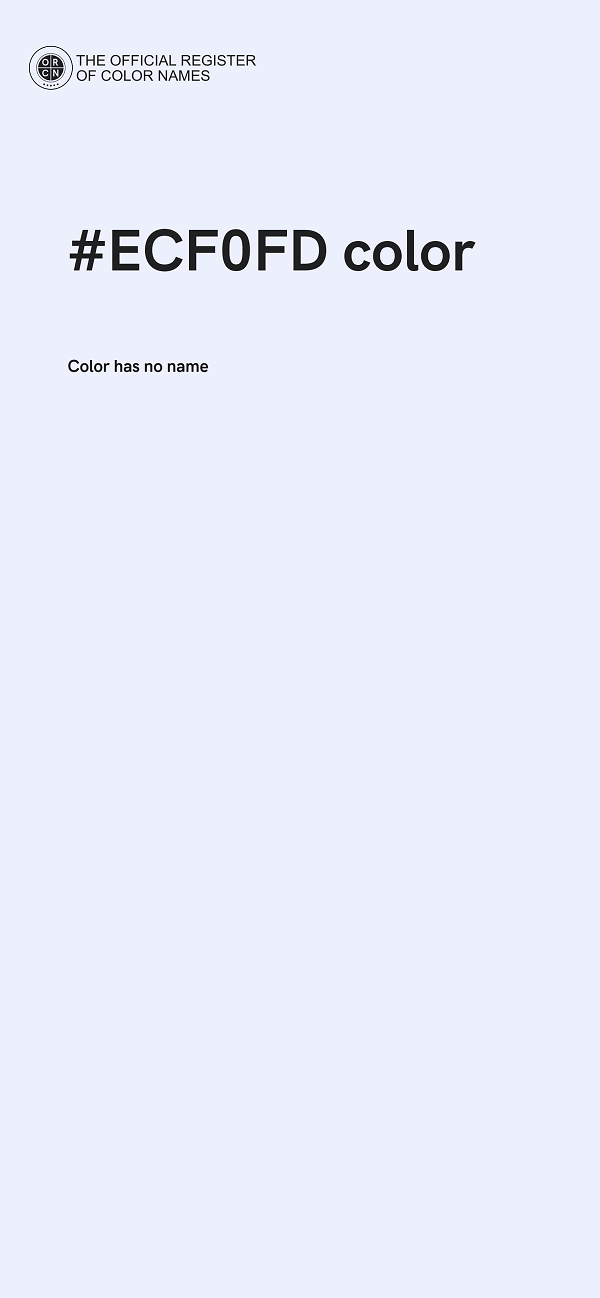 #ECF0FD color image
