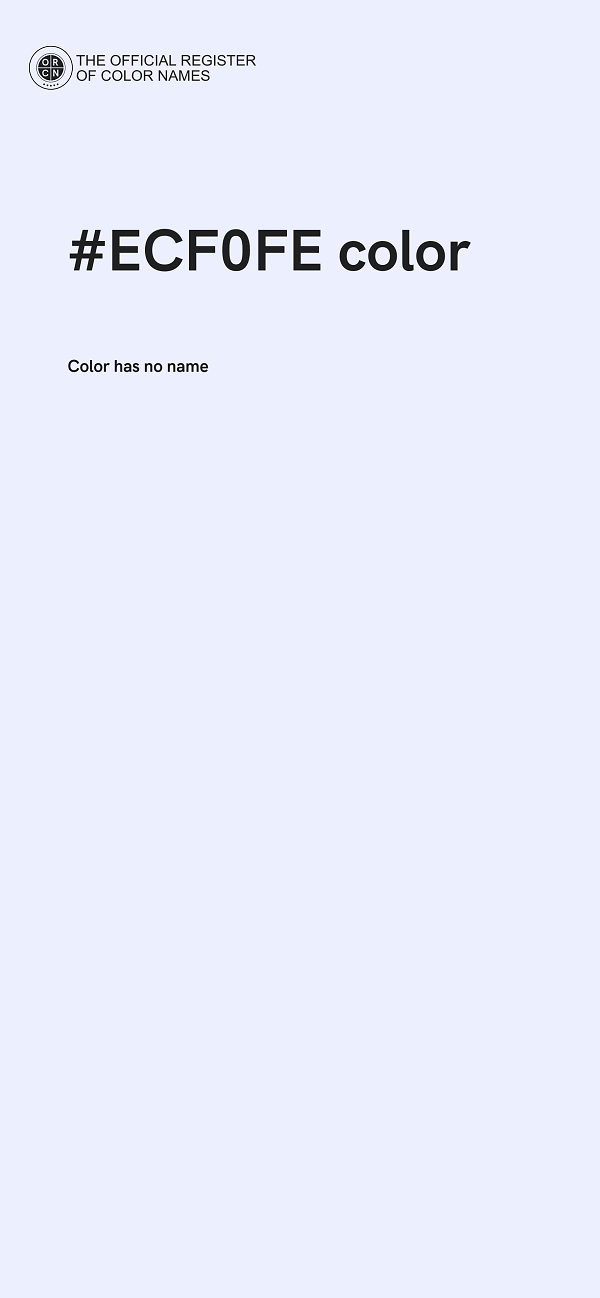 #ECF0FE color image