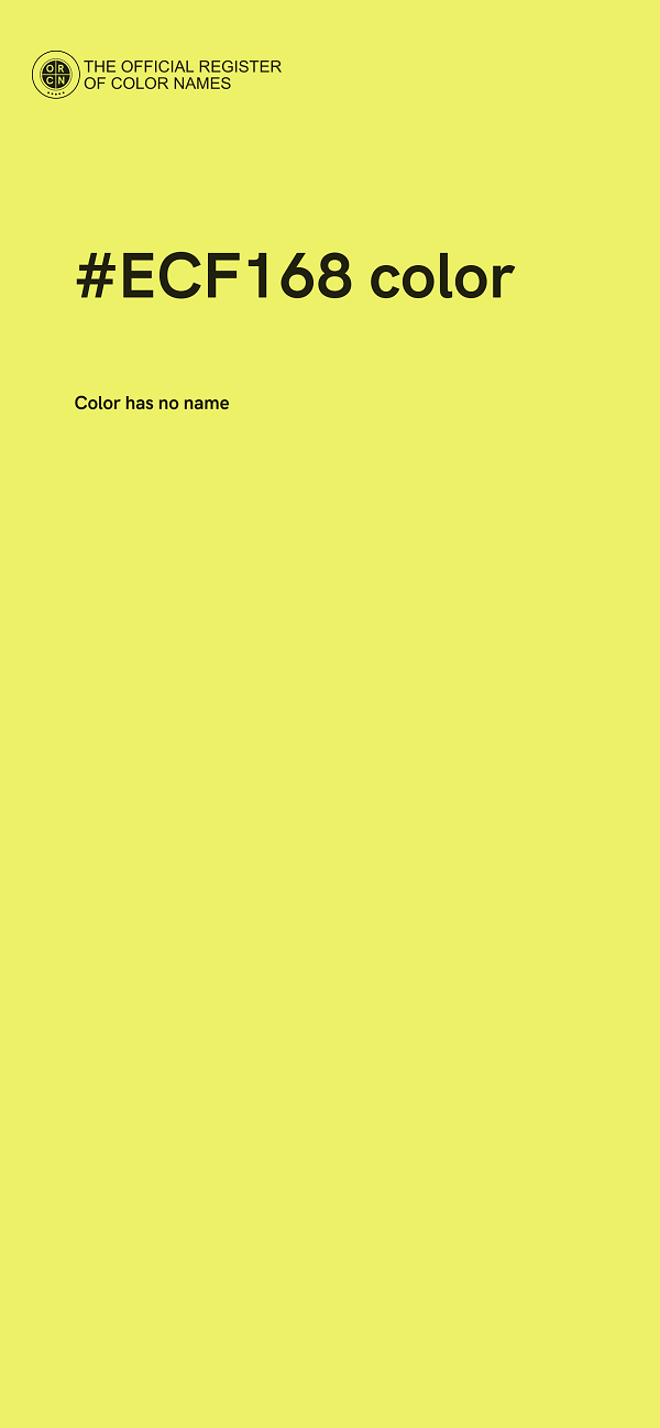 #ECF168 color image
