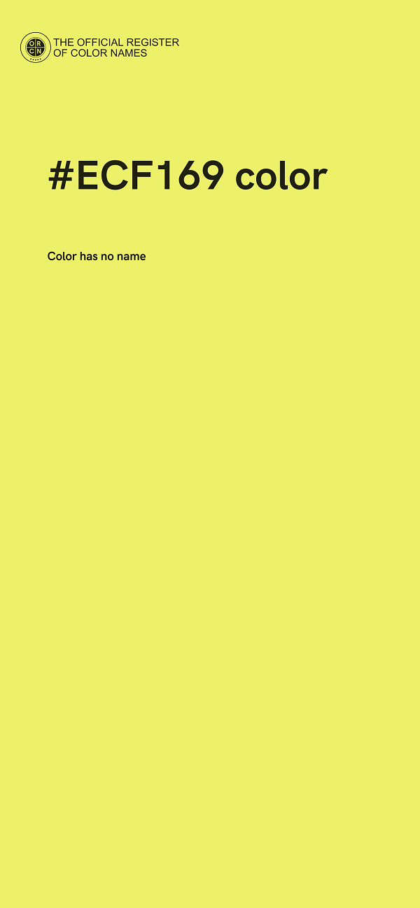 #ECF169 color image