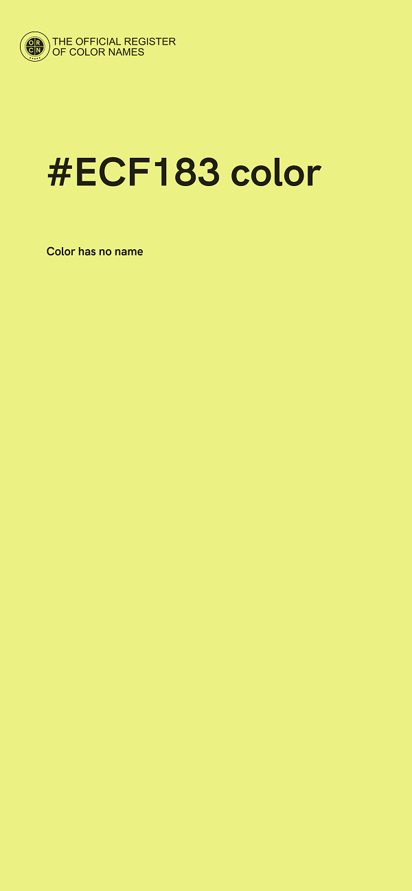 #ECF183 color image