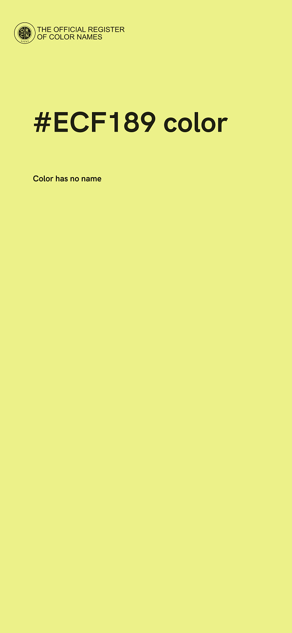 #ECF189 color image