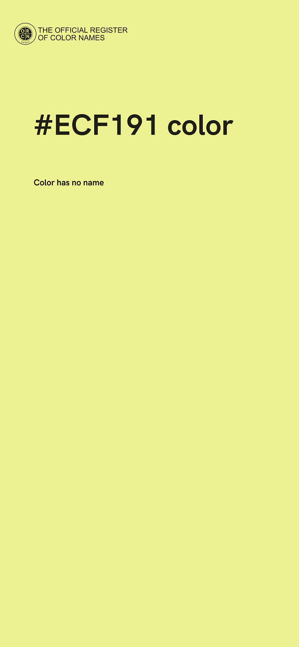 #ECF191 color image