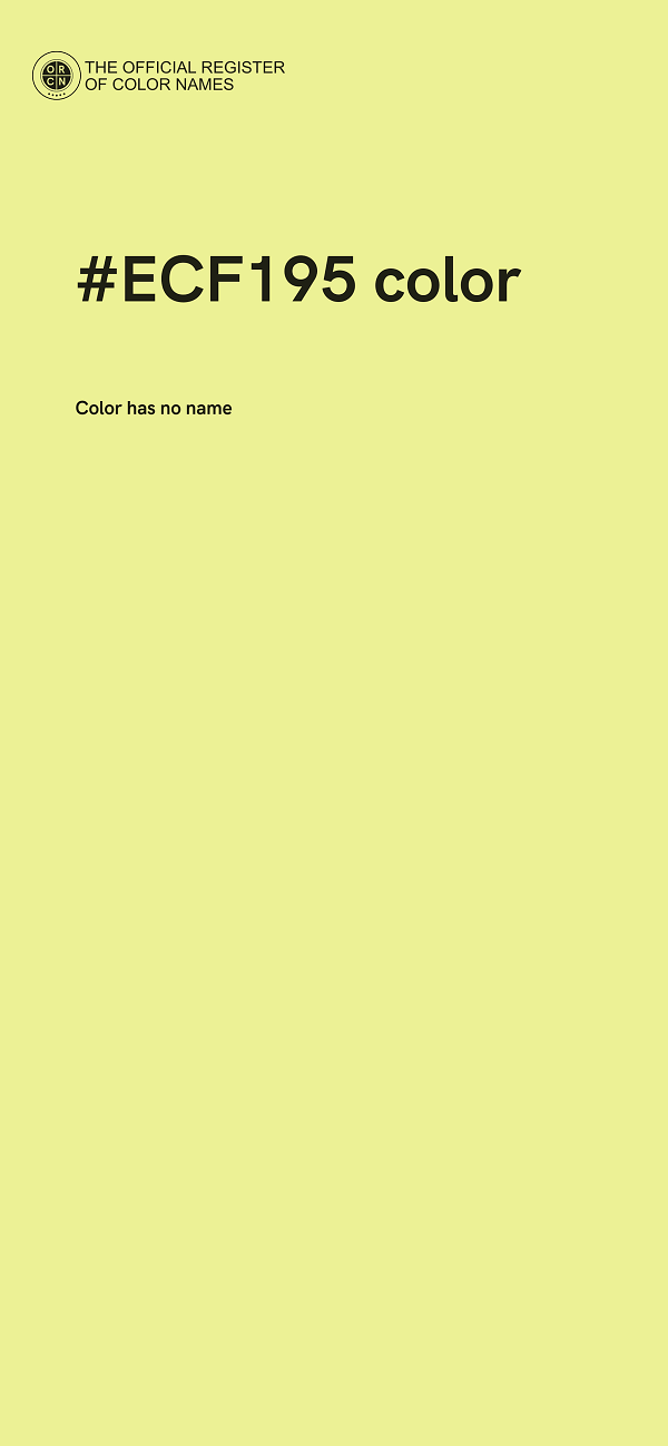 #ECF195 color image