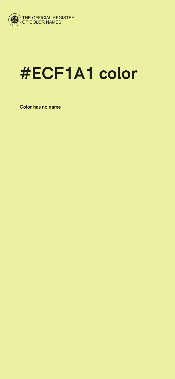 #ECF1A1 color image