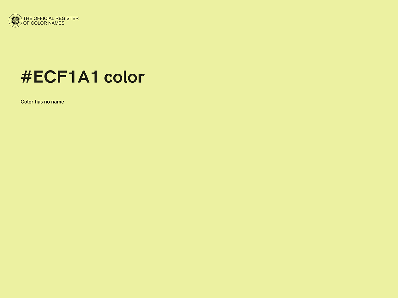 #ECF1A1 color image