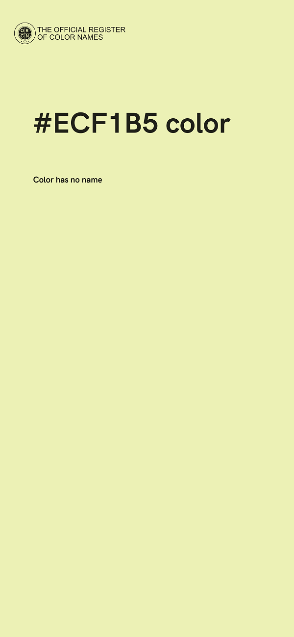 #ECF1B5 color image