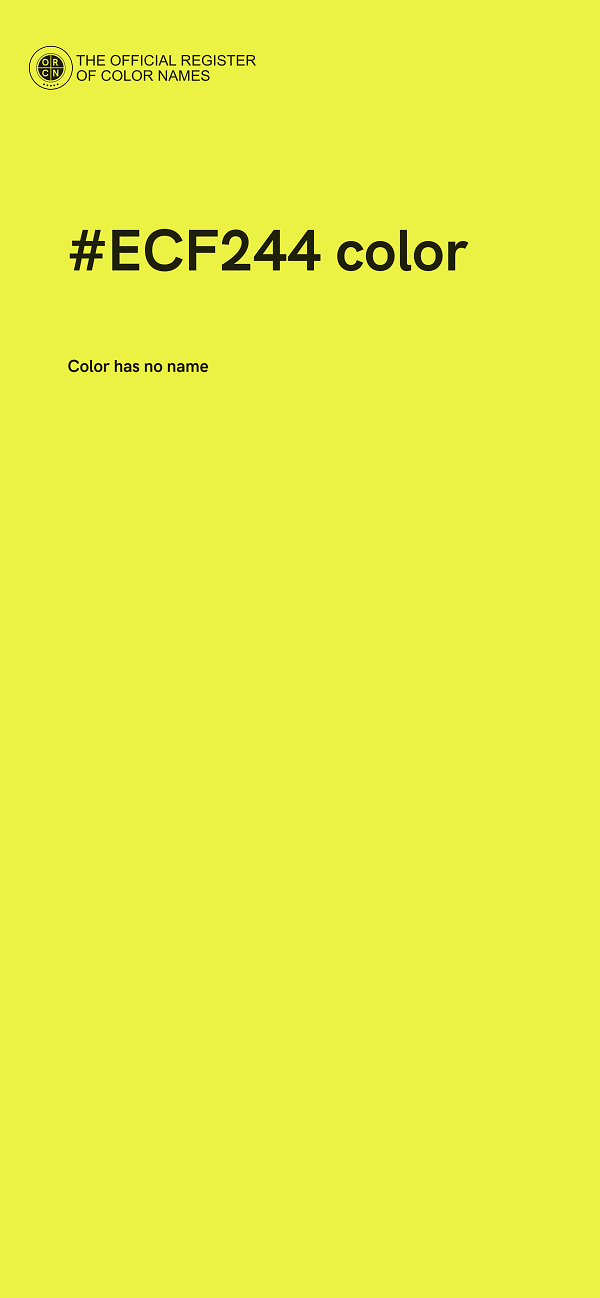 #ECF244 color image