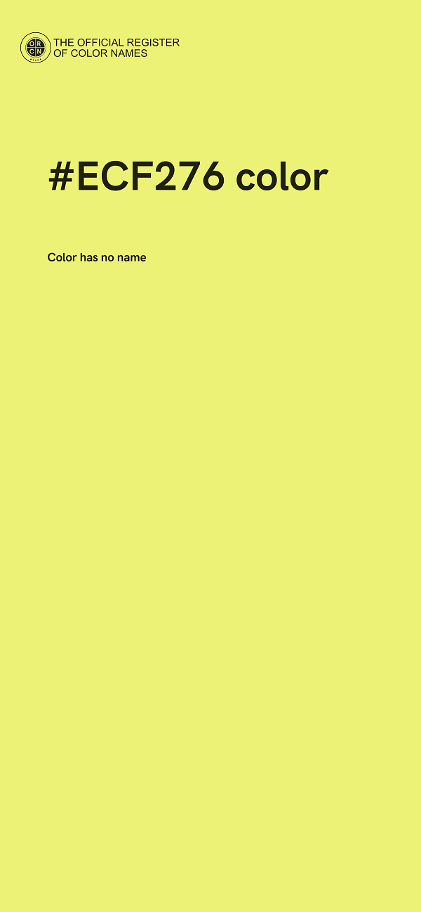 #ECF276 color image