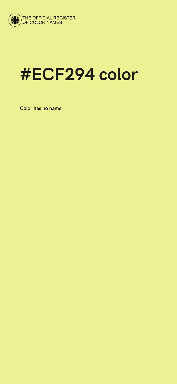 #ECF294 color image