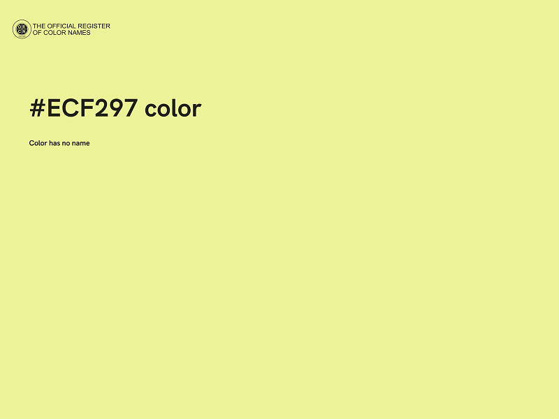 #ECF297 color image