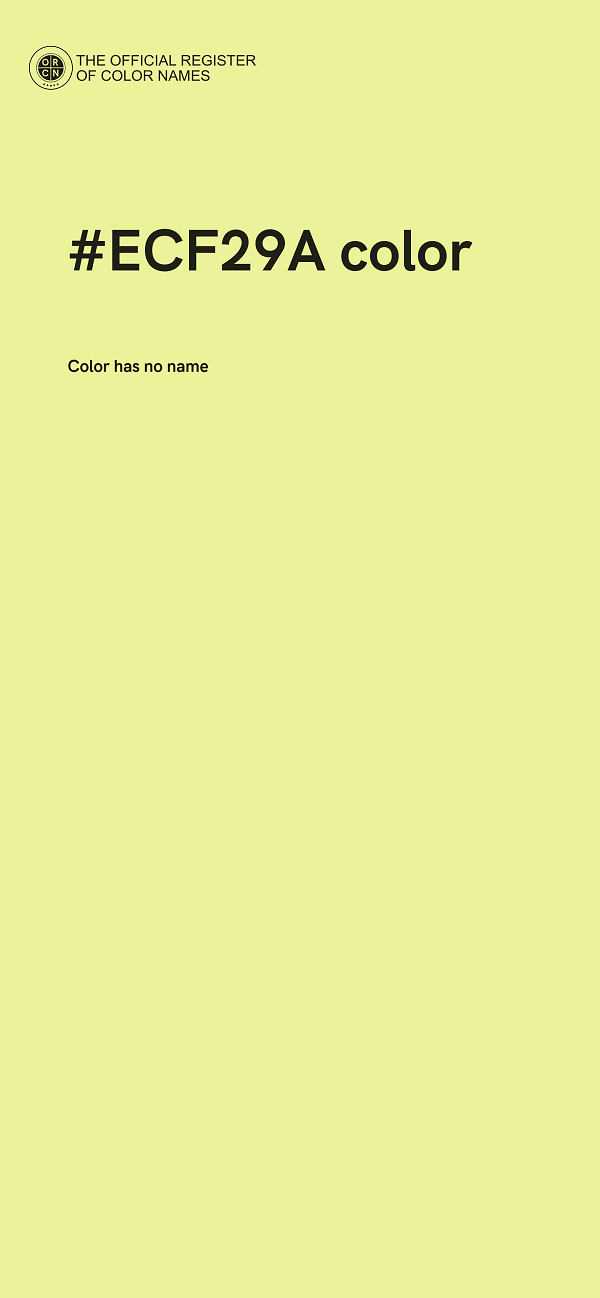 #ECF29A color image