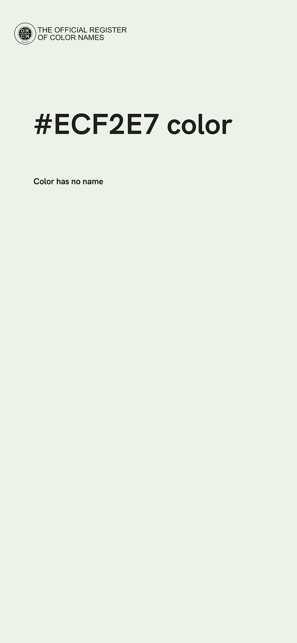 #ECF2E7 color image
