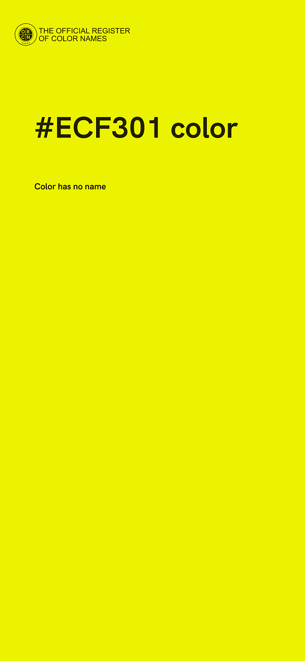 #ECF301 color image