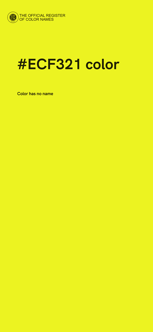 #ECF321 color image