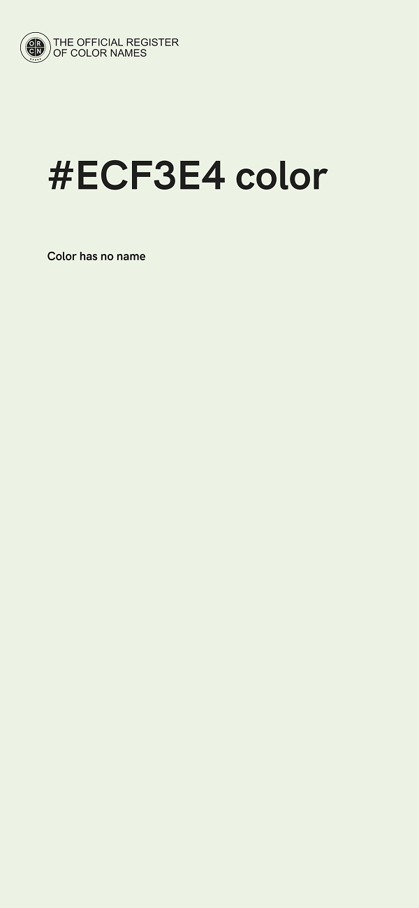 #ECF3E4 color image