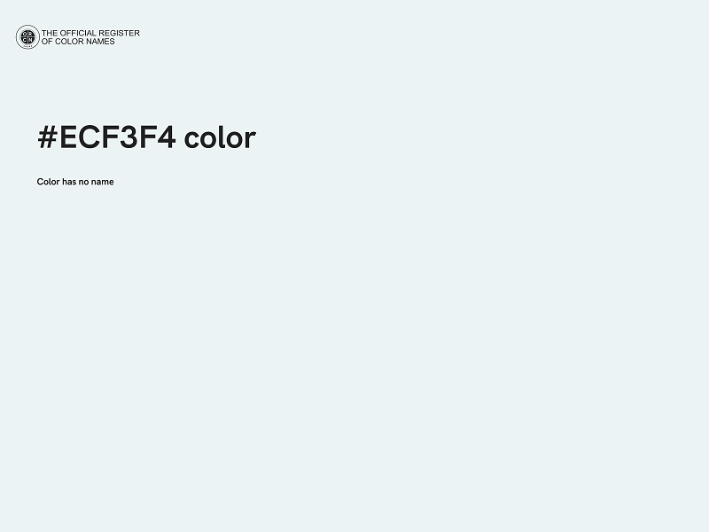 #ECF3F4 color image