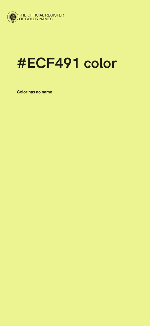 #ECF491 color image