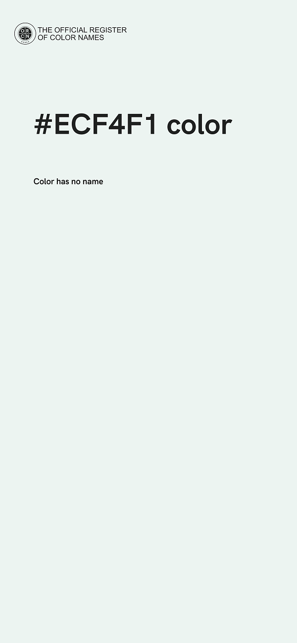 #ECF4F1 color image
