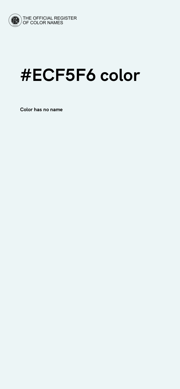 #ECF5F6 color image
