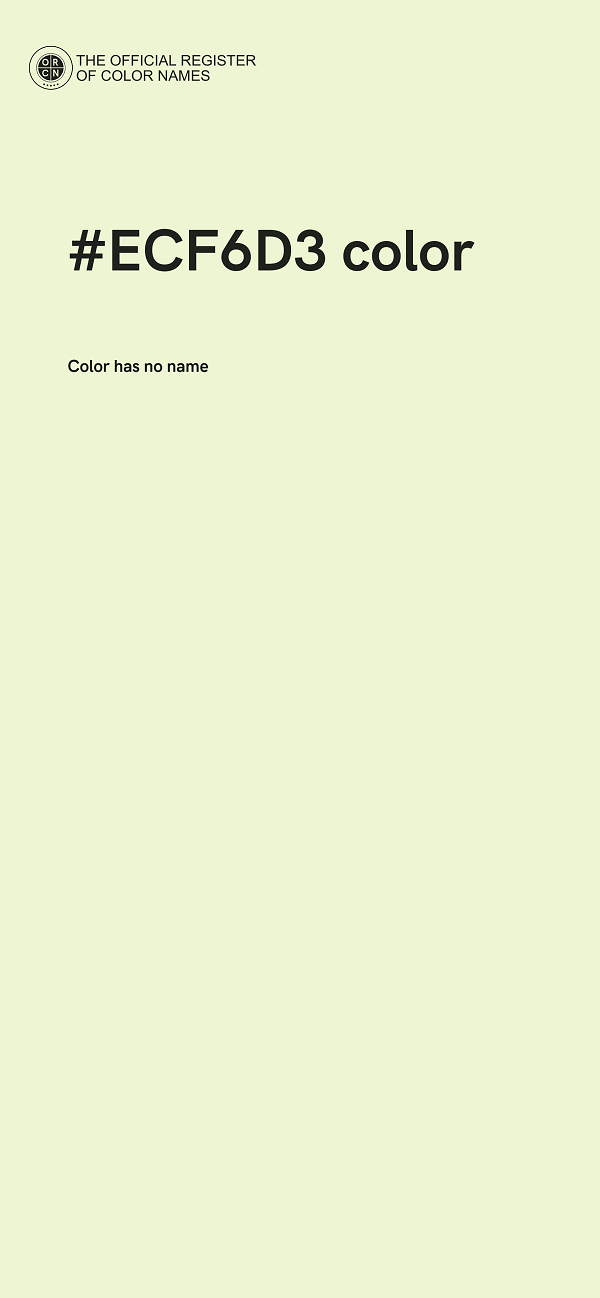 #ECF6D3 color image