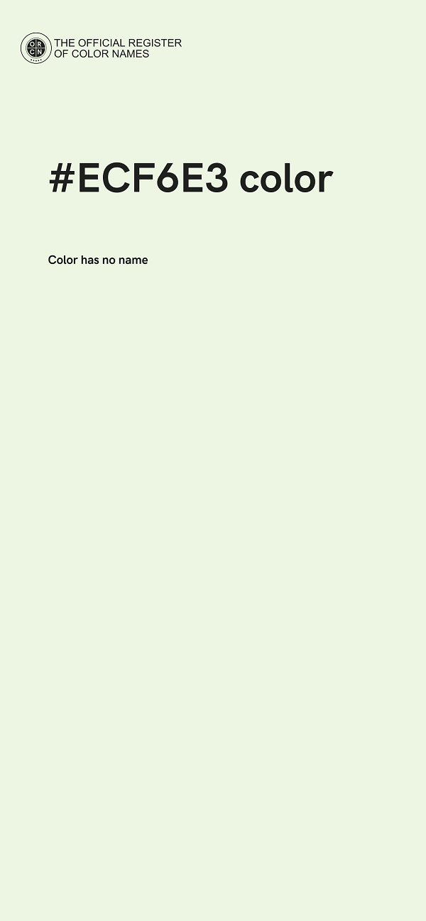 #ECF6E3 color image