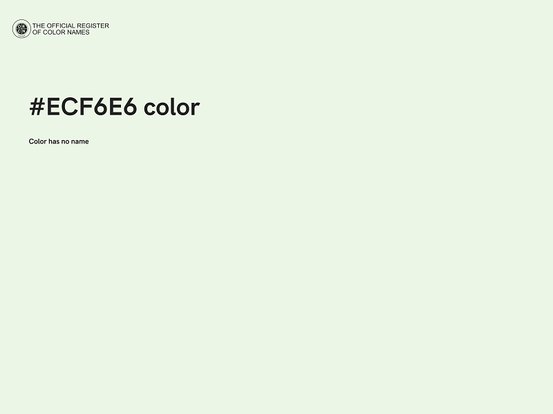 #ECF6E6 color image