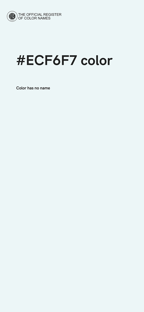 #ECF6F7 color image