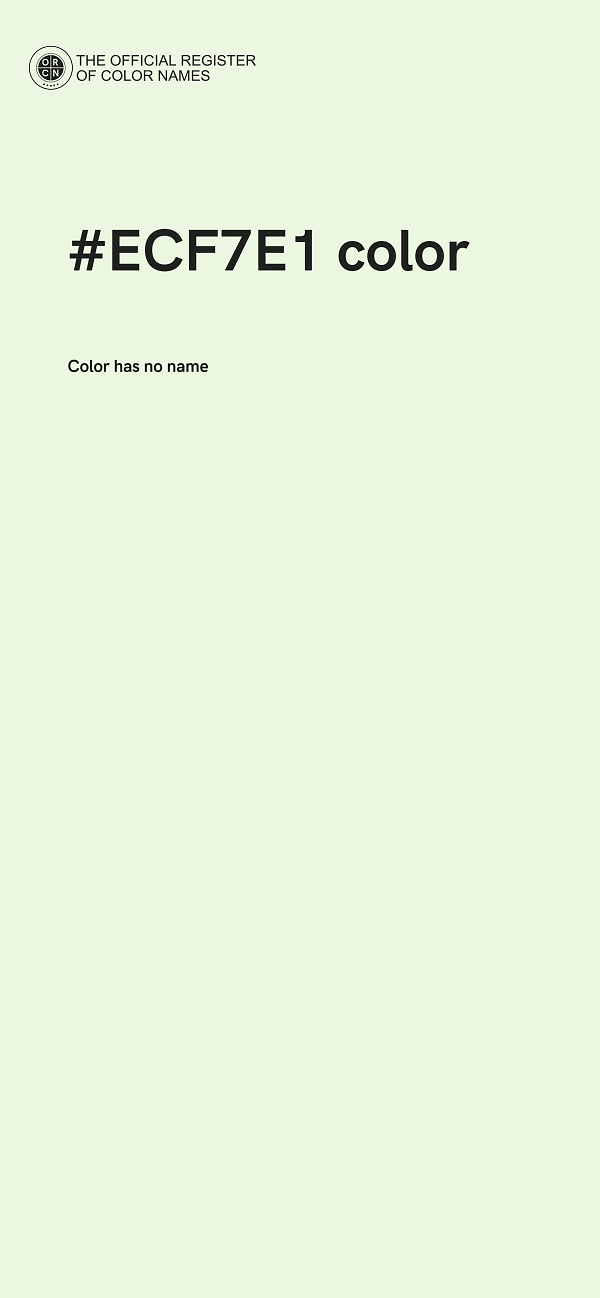 #ECF7E1 color image